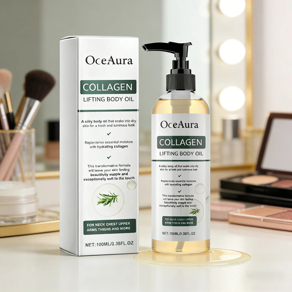 Collagen Body Oil – Firming, Lifting & Deep Moisturizing Collagen Body Oil Qme