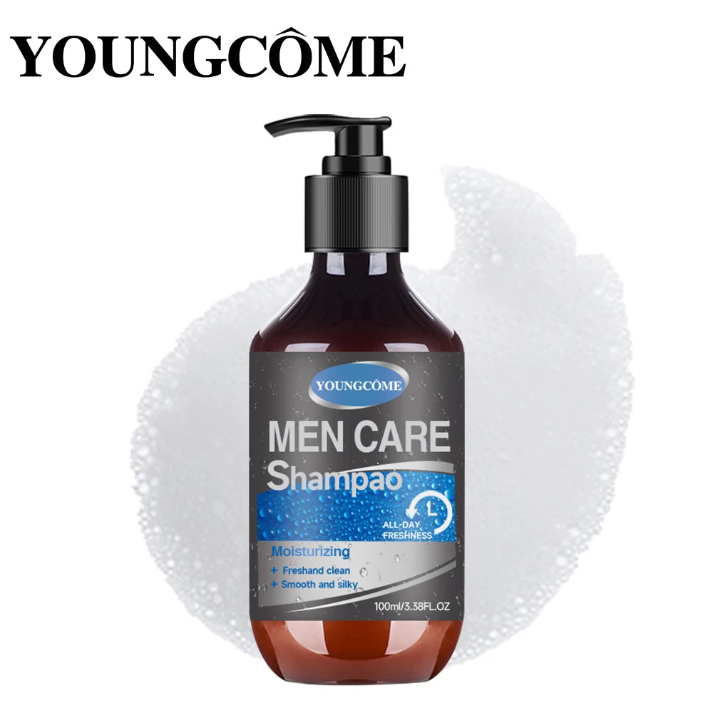 YOUNGCOME Men's Botanical Shampoo – Dandruff & Hair Fall Control Men's Hair Shampoo Qst