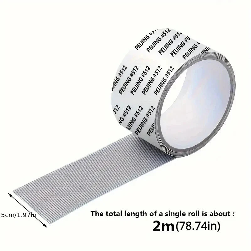 Waterproof Window Screen Repair Tape | Bug-Proof Mesh Patch Screen Repair Tape Qme