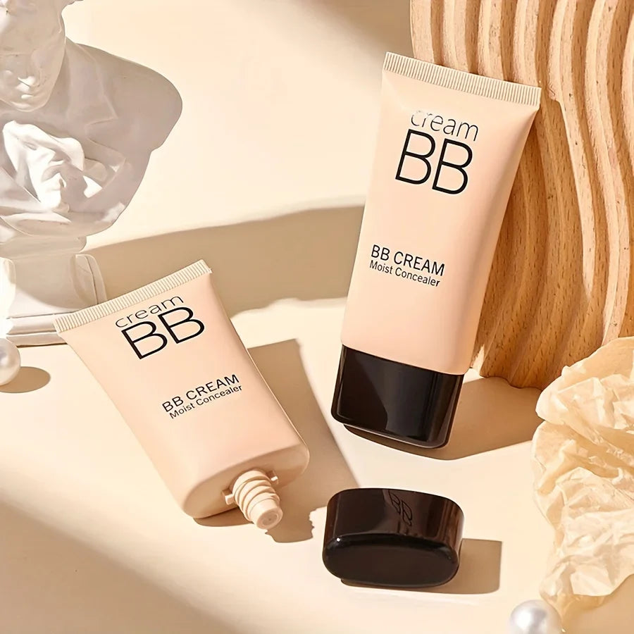 BB Cream Concealer Moisturizing Liquid Foundation | Nude Finish BB Cream Foundation Qme