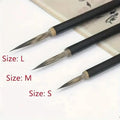 Chinese Calligraphy Hook Line Brushes – 3-Piece Fine Detail Set Calligraphy Brush Set Qme Default Title