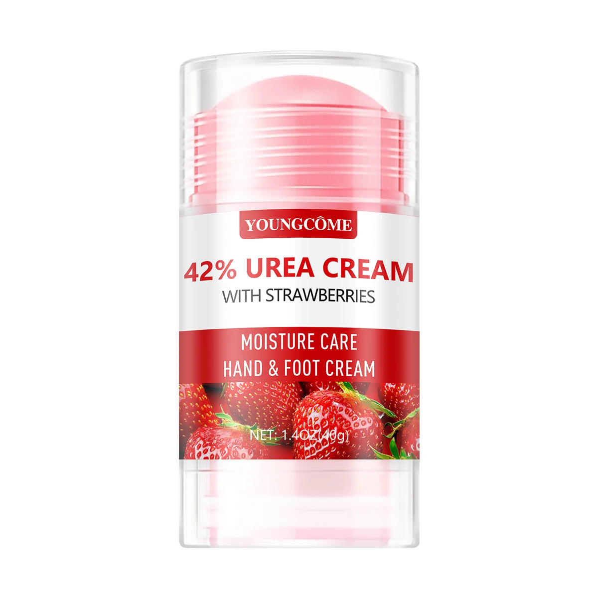 Urea Strawberry Hand & Foot Cream – Hydrating & Exfoliating Hand & Foot Cream Qst 1pc