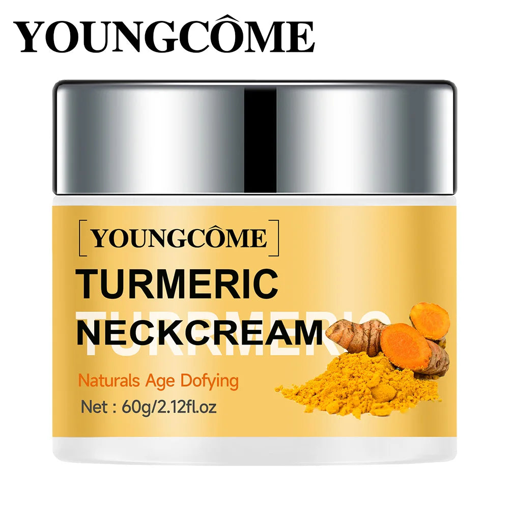 YOUNGCOME Turmeric Neck Cream – Anti-Aging Moisturizer Neck & Face Cream Qst