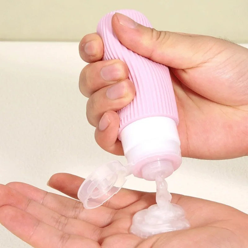 Silicone Travel Dispenser Bottles – Leakproof Refillable 90ml Travel Dispenser Bottles Qme