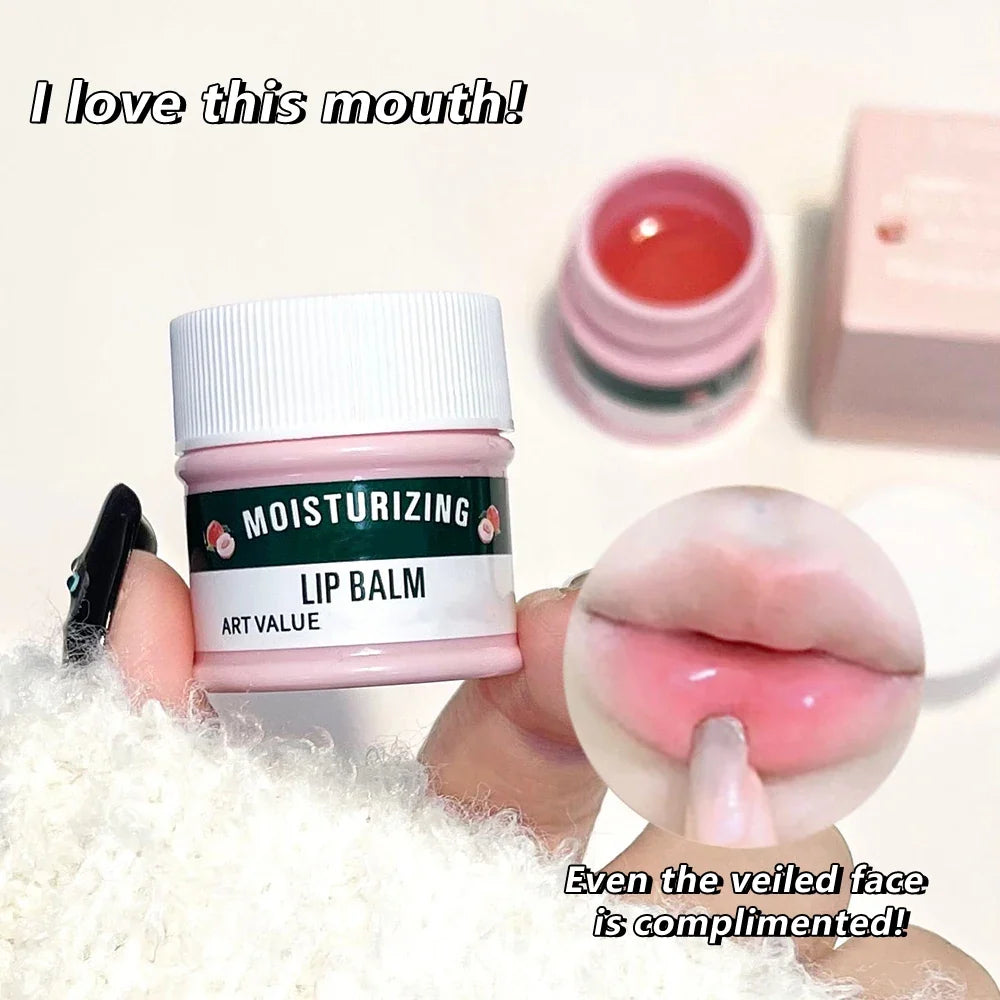 Fruit Lip Balm Cream – Natural Oil Moisturizing Lip Color Tinted Lip Balm Qme