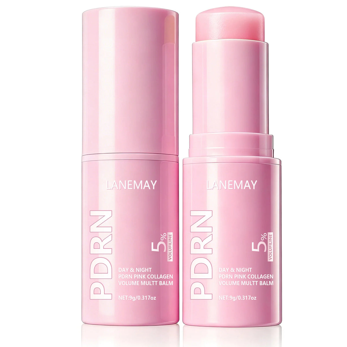 Volufiline PDRN Collagen Volume Multi Balm – Day & Night Collagen Face Balm Qst pink 9g