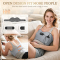 660nm Red Light Therapy Breast Massage Bra – Heating Belt Red Light Massage Device Qst Grey set