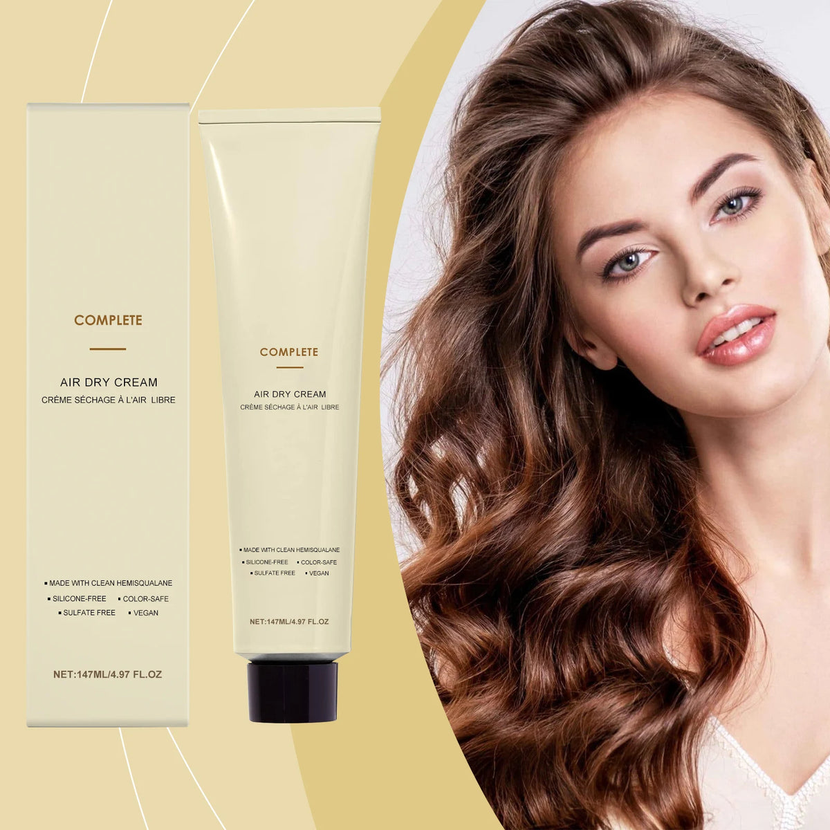 Air Dry Curl Cream – Moisturizing Hair Styling Cream 147ml Hair Styling Cream Qst Default Title