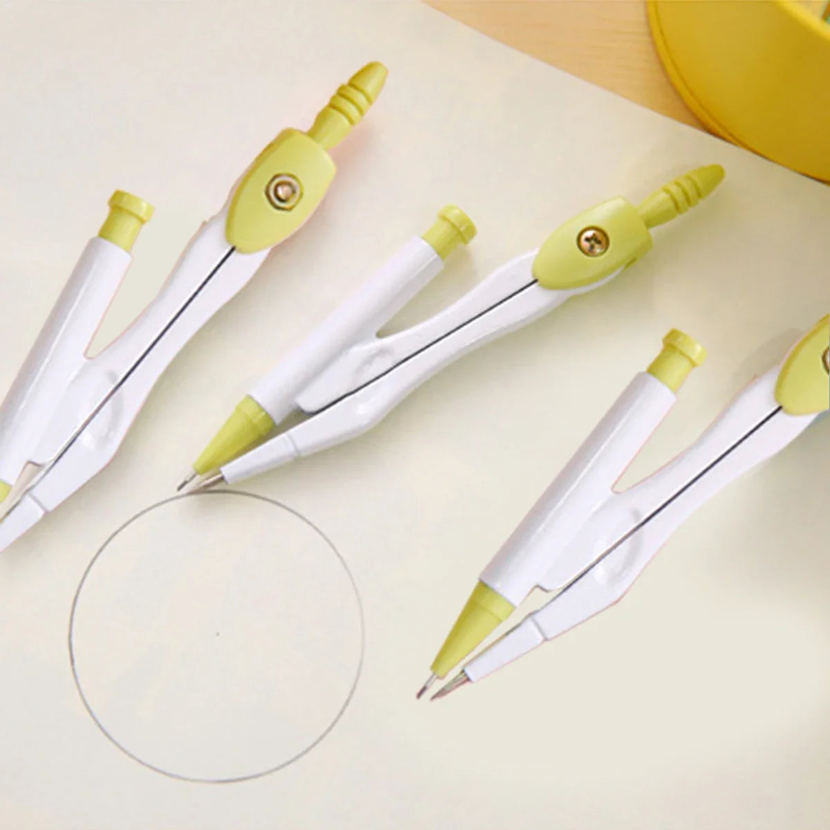 Metal Drawing Compass – Math Geometry Tool for Students Drawing Compass Qme