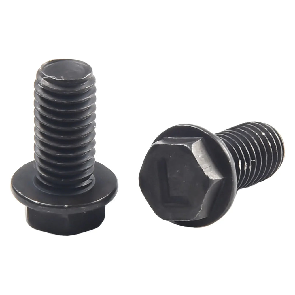 M6 M7 M8 Left-Hand Thread Hex Flange Saw Blade Screws 10-Pack Hex Flange Screws Qme