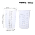 Calibrated Paint Mixing Cups | Plastic Pots for Accurate Mixing Paint Mixing Cups Qme one size