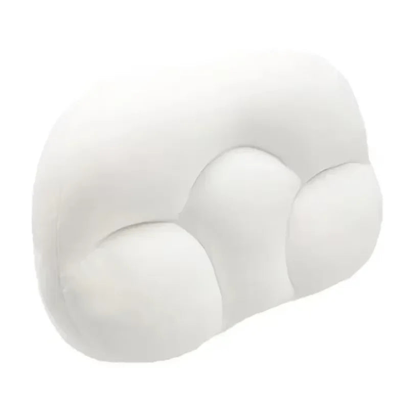 Memory Foam Egg-Shaped Sleep Pillow – Head & Neck Support Memory Foam Pillow Qst White