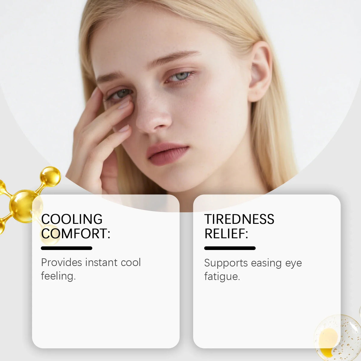 Cooling Hydrating Under-Eye Gel Patches | Deep Moisture Mask Under-Eye Gel Patches Qme