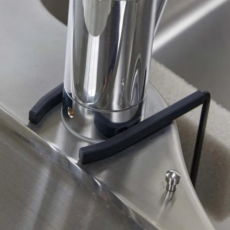 Metal Sink Sponge Holder & Kitchen Organizer Rack Sink Sponge Holder Qme