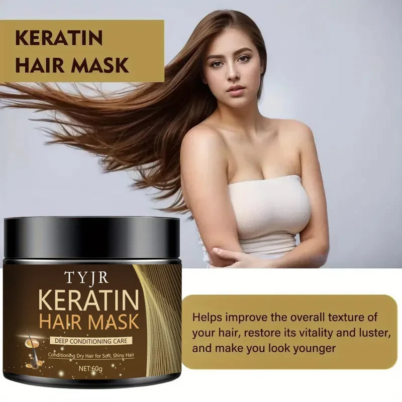 Keratin Hair Mask Deep Repair Treatment – All Hair Types | Qme Keratin Hair Mask Qme