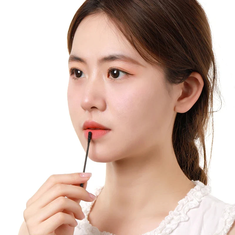 Black Double-Headed Cotton Swabs | Makeup & Ear Swabs 100pk Disposable Cotton Swabs Qme