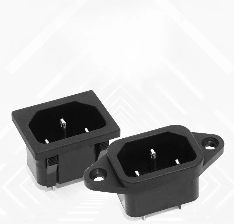 C14 IEC Cassette AC Power Socket 10-Pack | 15A 250V SS-120 AC Power Socket Qme