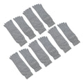 5-Pack Breathable Five-Toe Socks for Running & Yoga Five Toe Socks Qme Light Grey