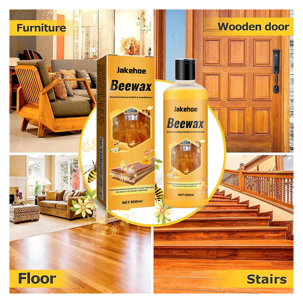 JAKEHOE Beeswax Wood Floor Polish & Care Gel 100ml Wood Floor Polish Qst