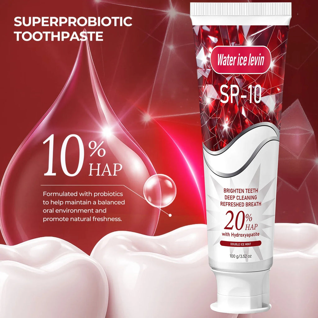 20% HAP Hydroxyapatite Toothpaste SP-10 Deep Clean & Whitening Whitening Toothpaste Qme