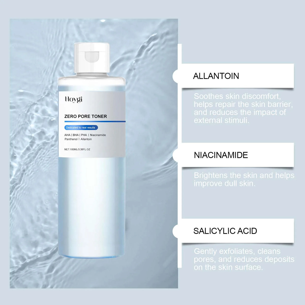 Exfoliating Hydrating Toner – Brighten, Smooth & Refine Pores Exfoliating Skin Toner Qme