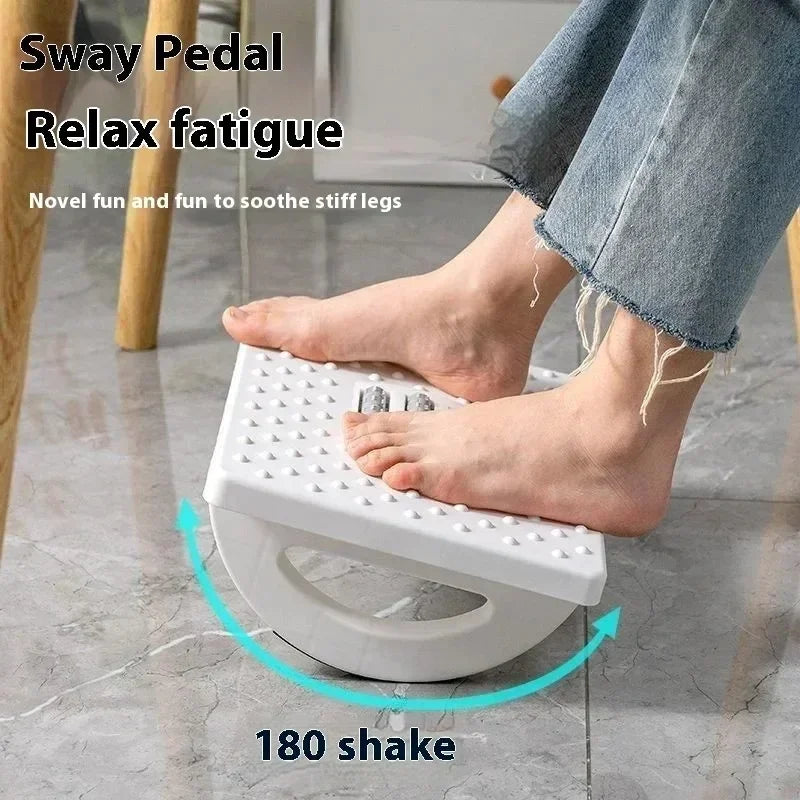 Under-Desk Foot Pedal 180° Swing | Ergonomic Leg Rest Ergonomic Foot Pedal Qme