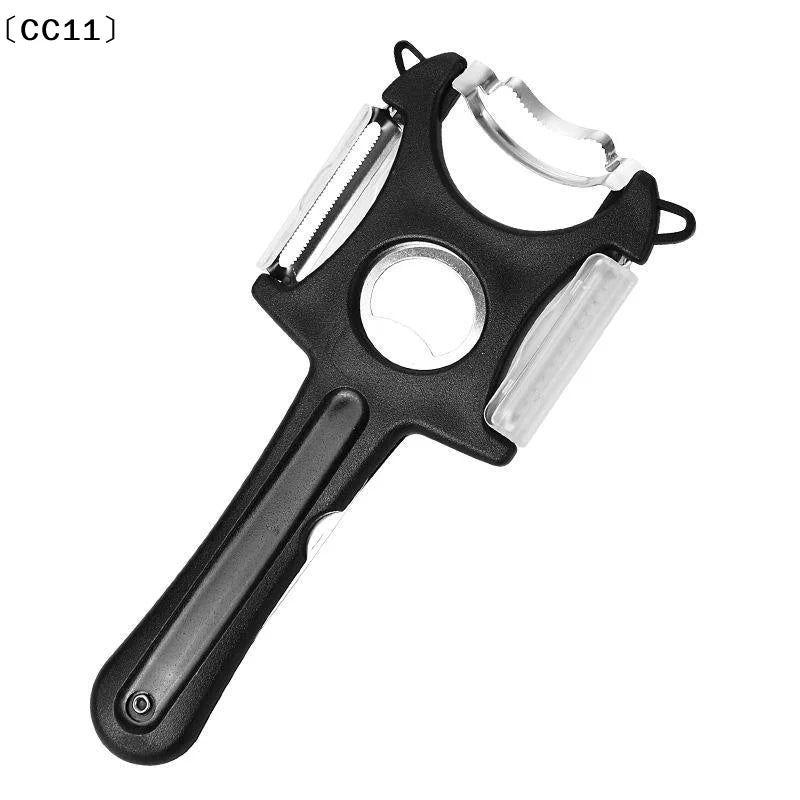 5-in-1 Stainless Steel Fruit & Vegetable Peeler Tool Vegetable Peeler Qme