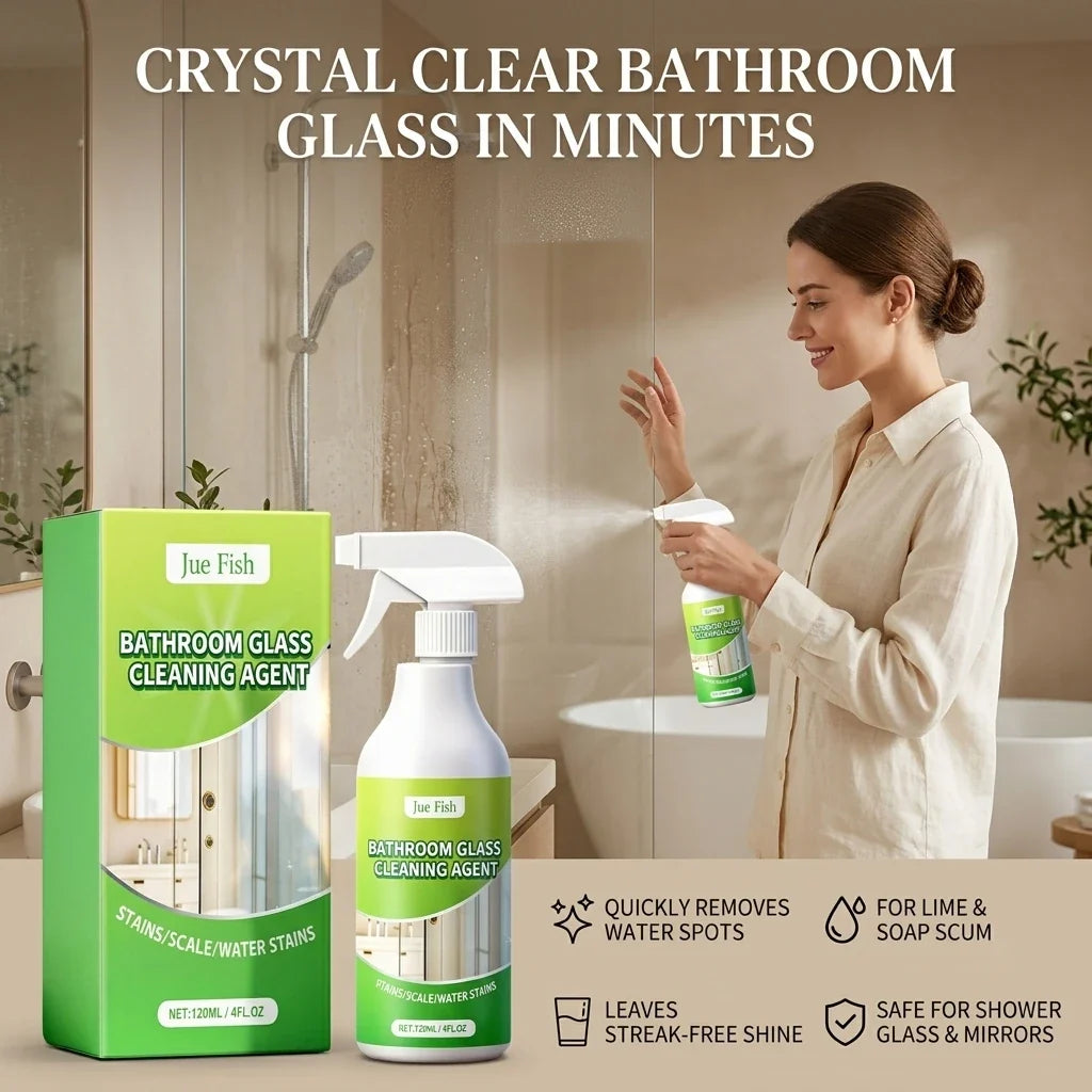 Bathroom Cleaning Spray – Hard Water & Soap Scum Remover | Qme Bathroom Cleaning Spray Qme