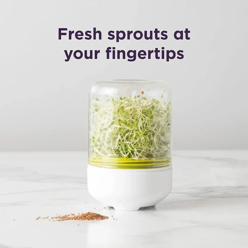 Countertop Bean Sprouter Kit – Reusable Sprout Growing System Sprouting Kit Qme