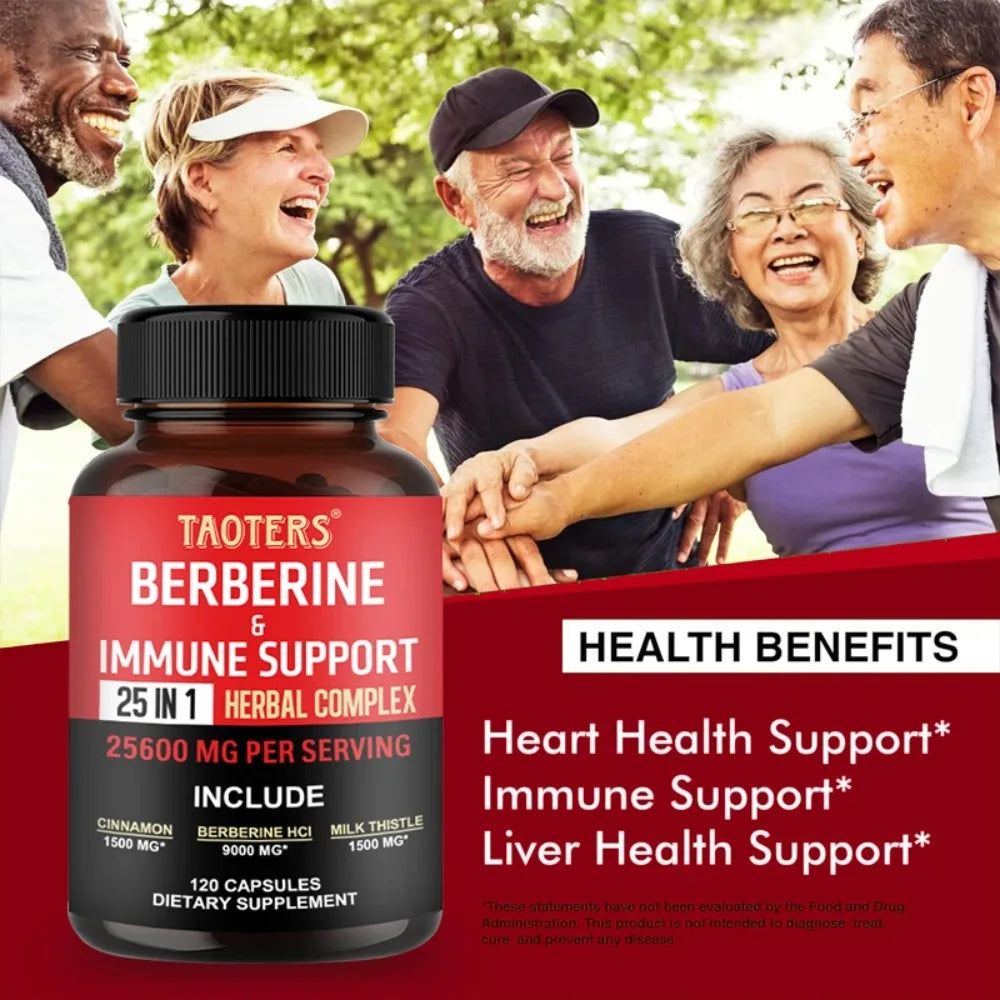 Ceylon Cinnamon & Berberine Capsules – Heart, Gut & Immune Herbal Supplement Qst