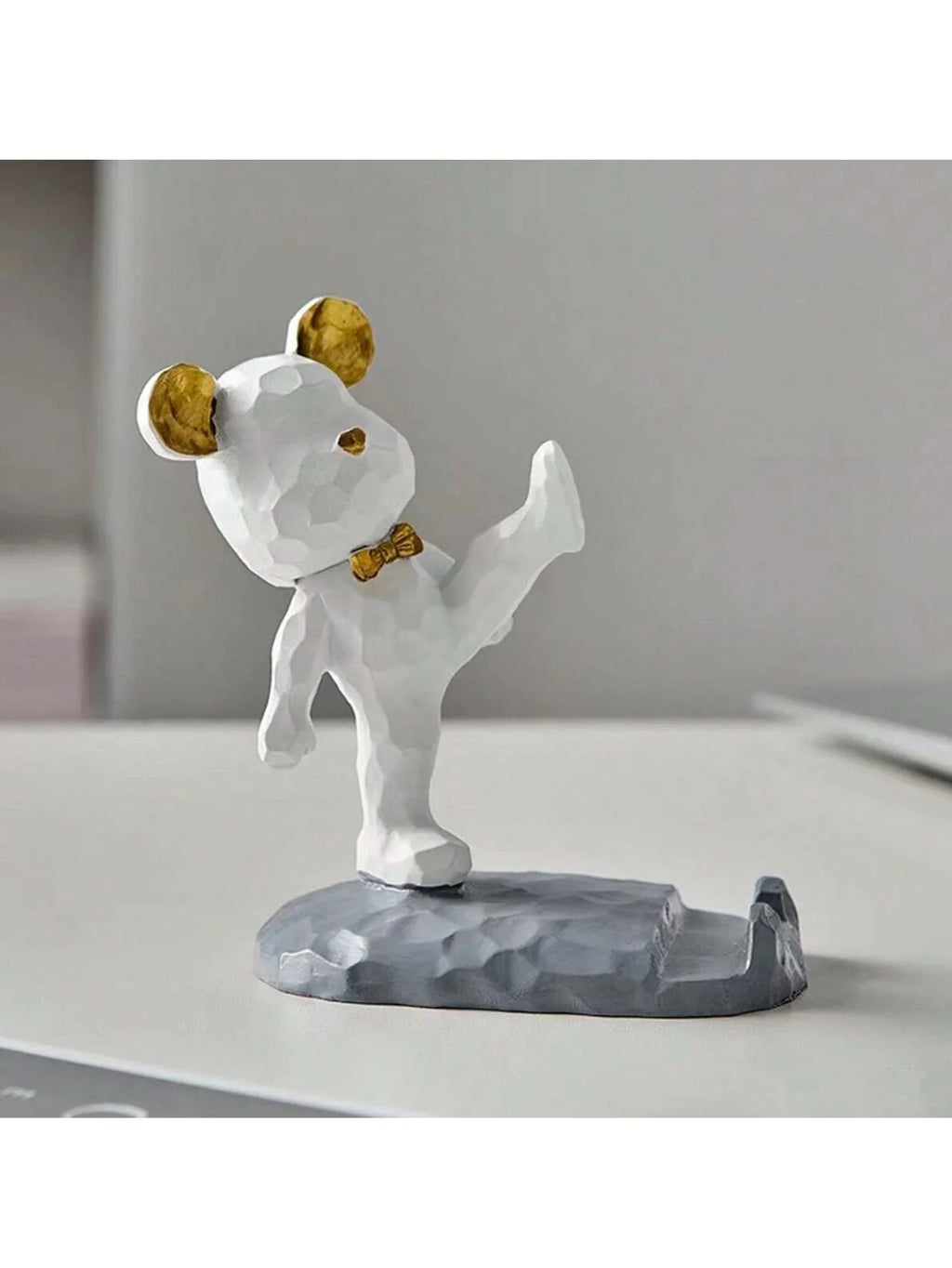 Cartoon Bear Phone Stand & Tablet Holder – 4 Colors | ABS Phone & Tablet Stand Qme