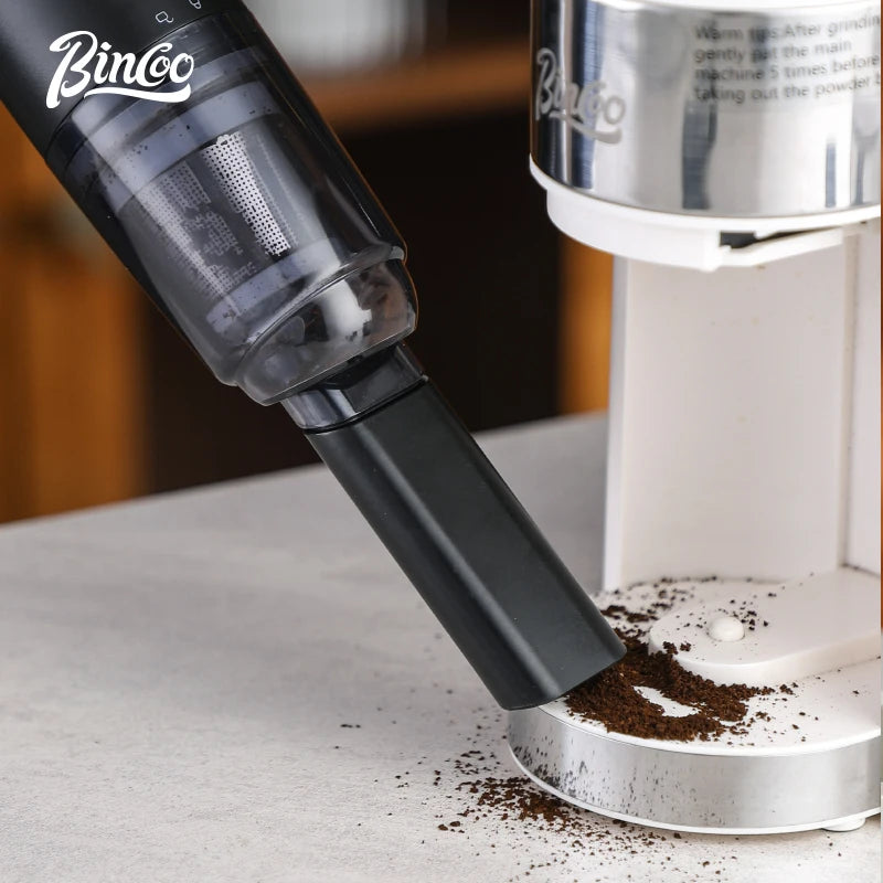 Bincoo Wireless Coffee Grounds Vacuum Cleaner | Portable 50W Coffee Vacuum Cleaner Qst