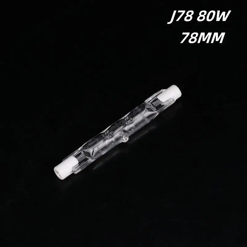 J Type R7S Halogen Bulb 360° Beam – Ceiling, Cabinet & Desk Halogen Light Bulb Qme J78 80W