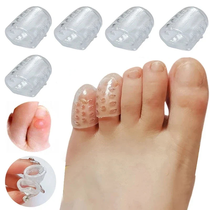 Silicone Toe Caps – Breathable Anti-Friction Toe Protectors Toe Protectors Qme