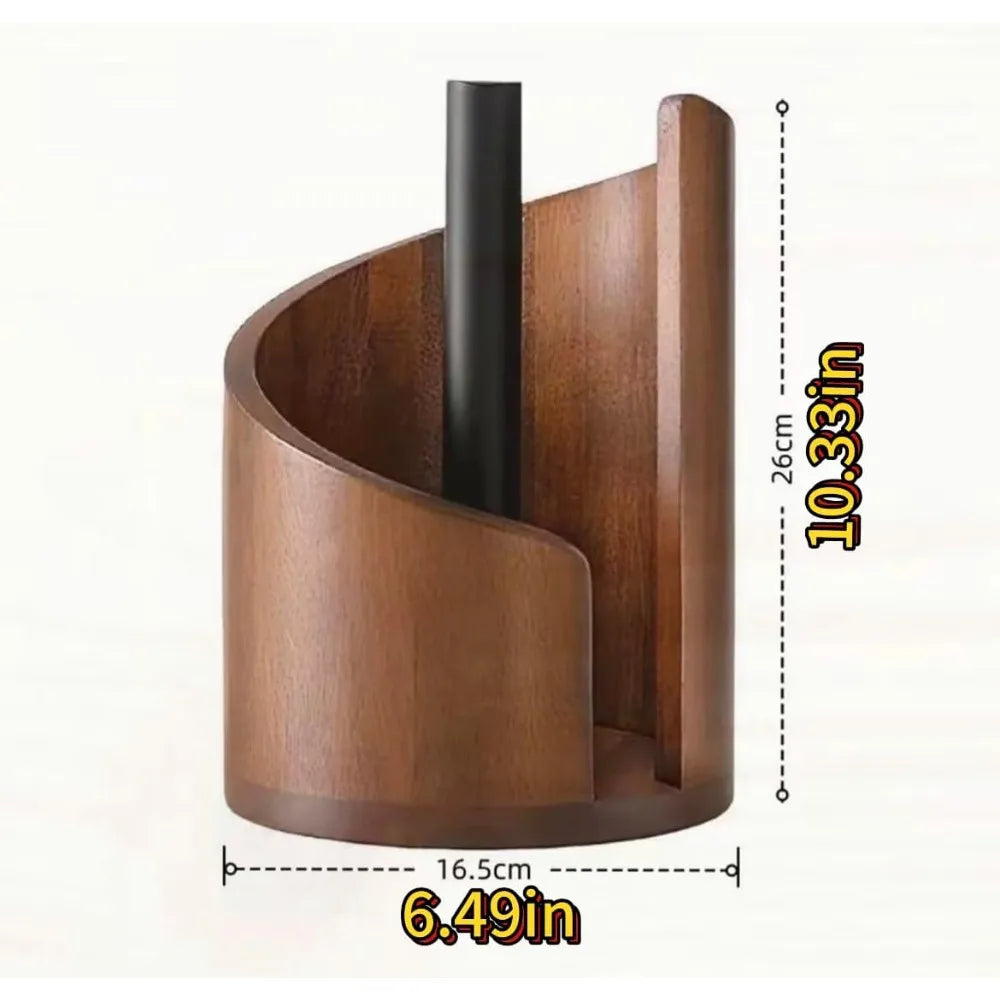 Farmhouse Countertop Tissue Holder | Rustic Wood Kitchen Decor Countertop Tissue Holder Qme