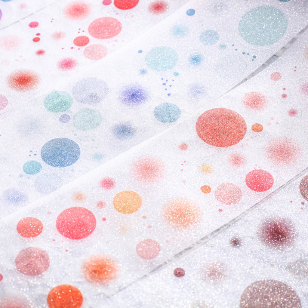 Decorative Dots Washi Tape 2m Roll | Craft & Planner Decorative Washi Tape Qme