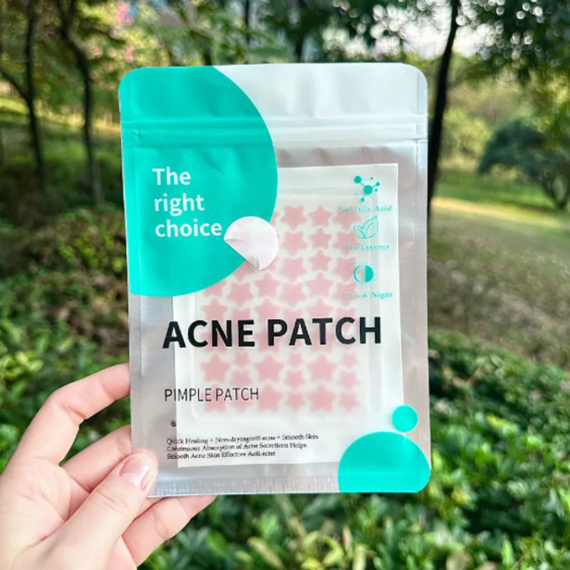 51PCS Hydrocolloid Acne Patches – Invisible Blemish Cover Dots Acne Patch Qst Pink