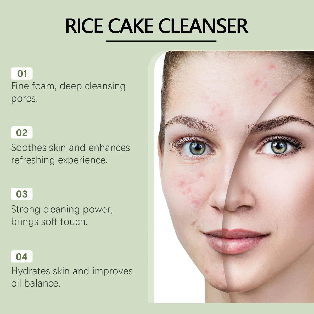 Green Tea Salicylic Acid Facial Cleanser – Pore Refining Facial Cleanser Qme