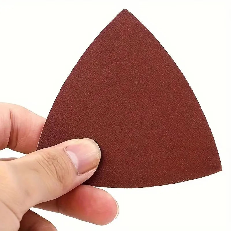 Triangular Hook & Loop Sandpaper 30pc Multi-Grit Sanding Pads Sanding Pads Qme