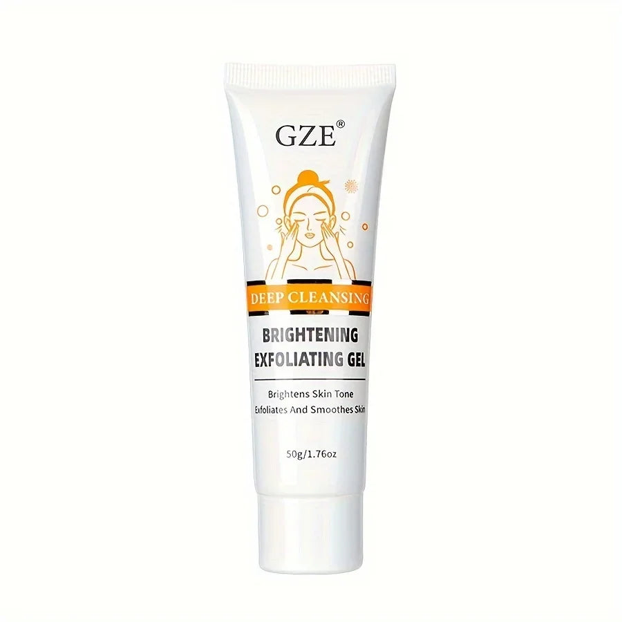 GZE Exfoliating Peeling Gel Face Scrub – Brighten & Moisturize Facial Exfoliating Gel Qme GZE037