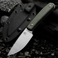 HUANGFU Fixed Blade Camping Knife – Outdoor Survival Tool Fixed Blade Knife Qst BK010