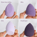 Makeup Sponge Powder Puff – Dry & Wet Cosmetic Ball 4pc Makeup Sponge Applicator Qme Purple China Mainland