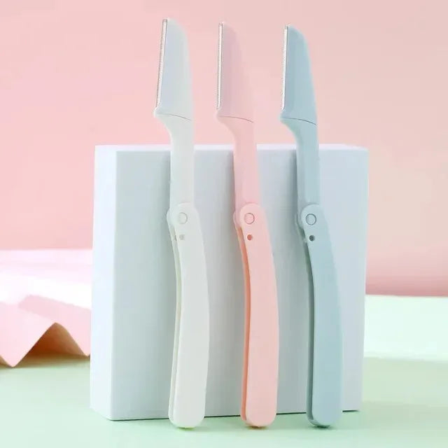 Women's 3-Pc Eyebrow Trimmer & Facial Hair Shaper Set Eyebrow Trimmer Set Qme 3 Pcs