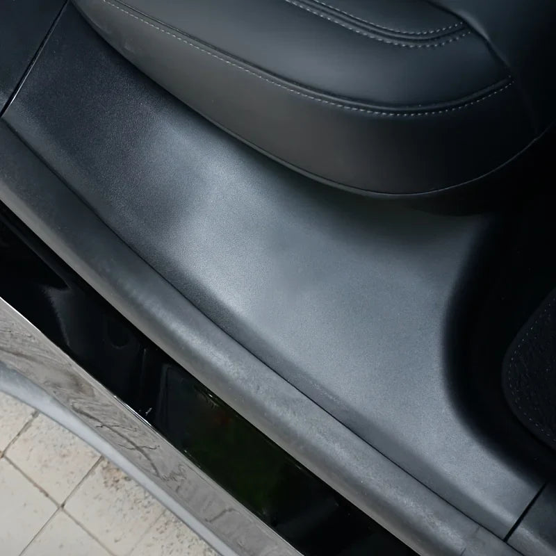 Tesla Model Y Rear Door Sill Kick Plate Guard Protector Door Sill Protector Qme