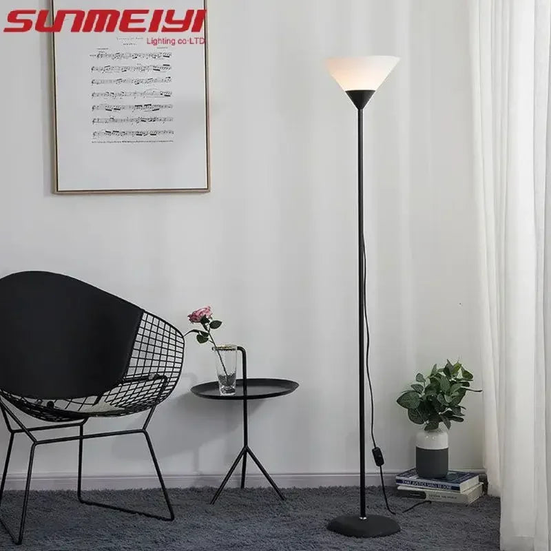 Nordic Minimalist E27 Floor Lamp | Living Room & Bedroom Floor Lamp Qme