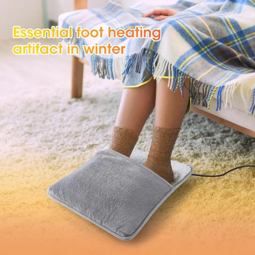 USB Electric Foot Warming Pad – Soft Plush & Washable | Qme Electric Foot Warmer Qme