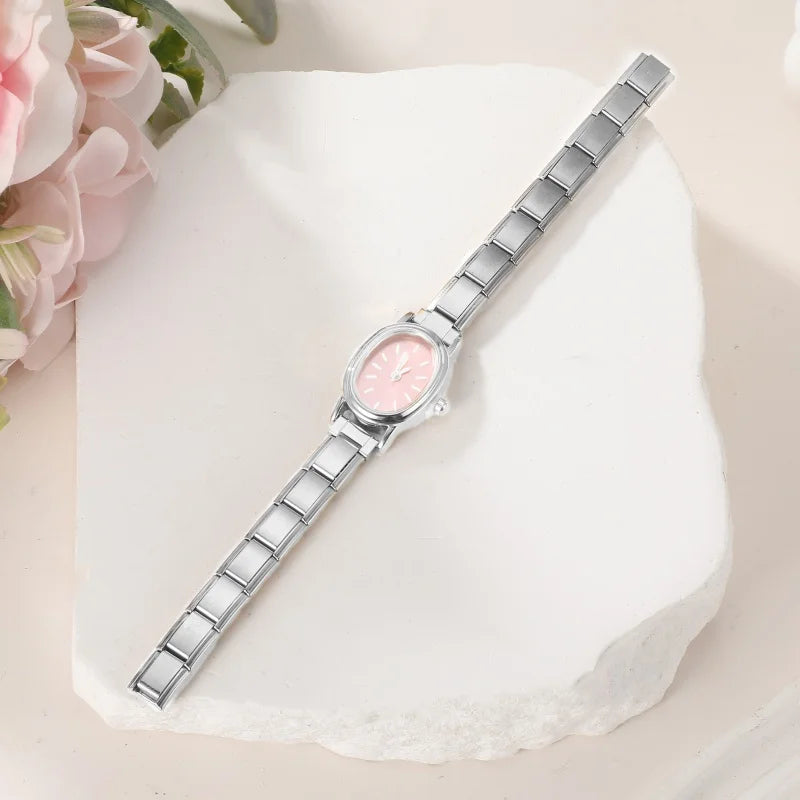 DIY Charm Stainless Steel Watch Bracelet Bangle – 41 Colors Watch Bracelet Bangle Qme