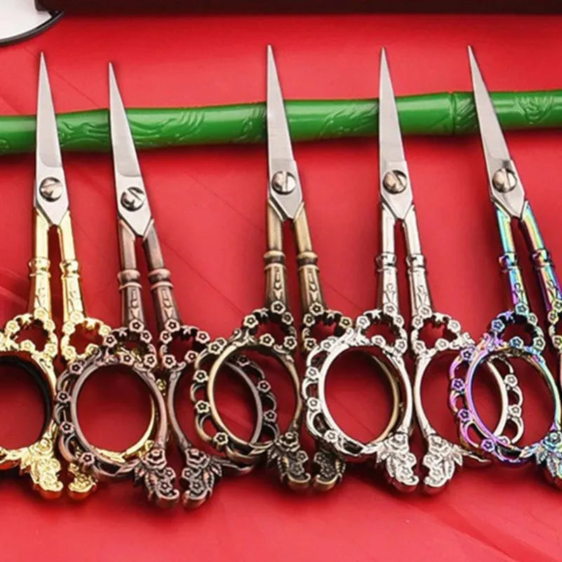 Retro Tailor Scissors – Stainless Steel Fabric Sewing Shears Fabric Sewing Scissors Qst