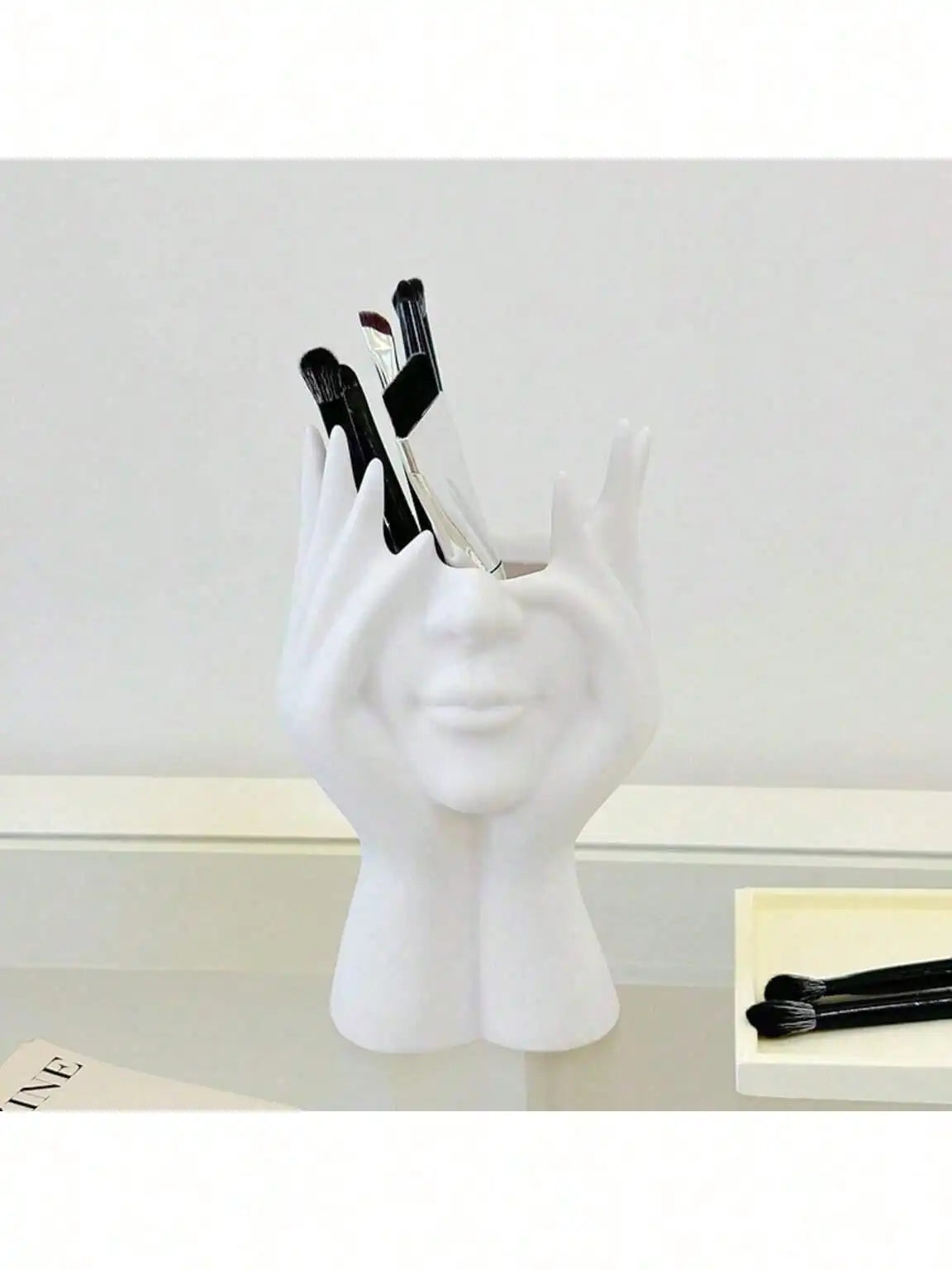 Multifunctional Desktop Organizer – Aesthetic Art Sculpture Desktop Organizer Qme