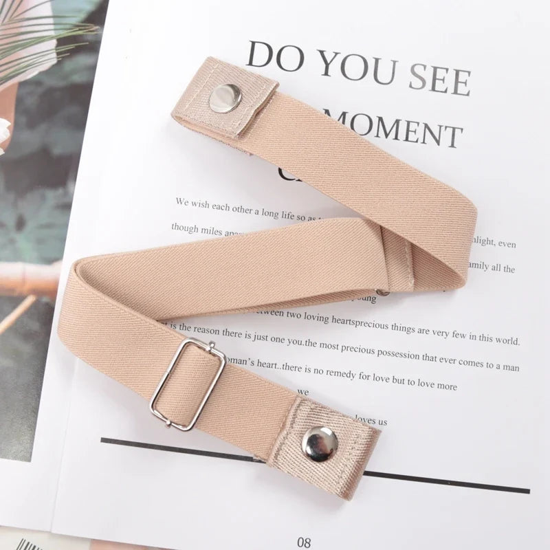 Women's Buckle-Free Elastic Invisible Belt – 29 Colors